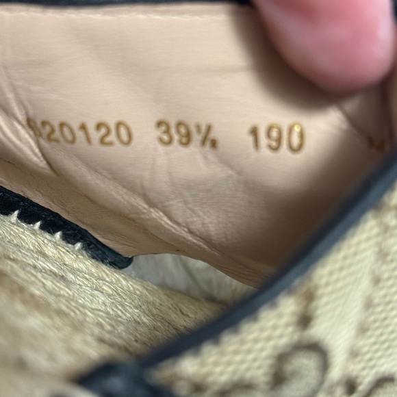 Gucci Brown and Gold Women's Slides - Picture 5 of 5